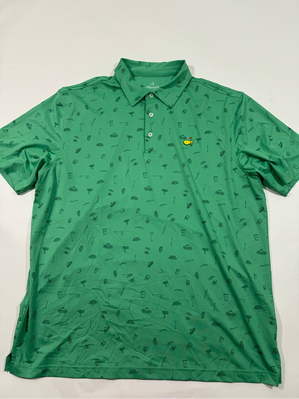 Masters Tech Golf Icon Polo Shirt Green
